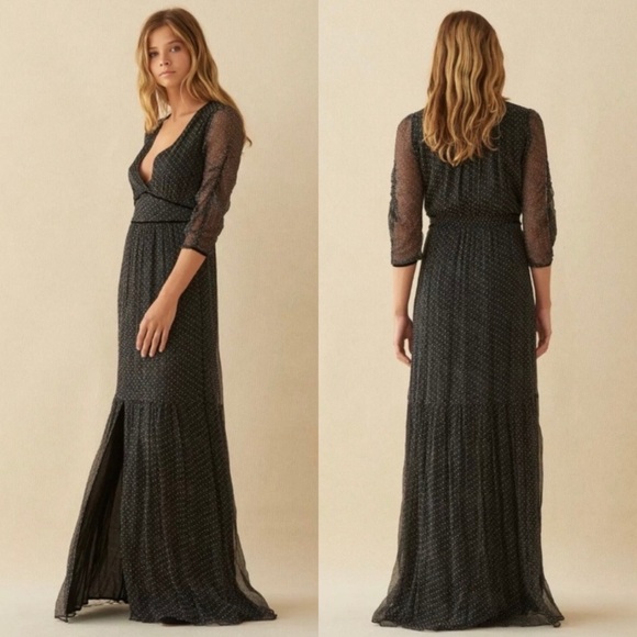 ba&sh Dresses & Skirts - NWT ba&sh Robe Despina Dress Noire M/8